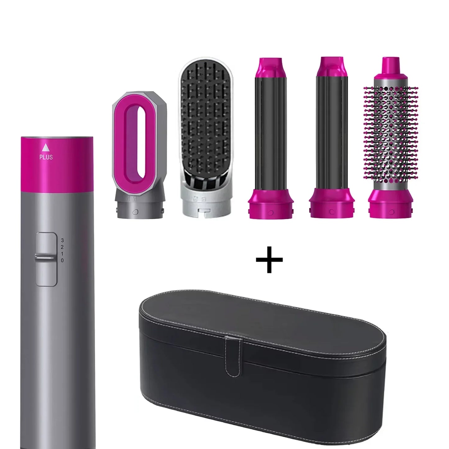 5 in 1 Hairdryer Multi-Function Hair Straightener Curling Iron Curling Iron with Brush Hot Air Comb Styling Set Styling Tools